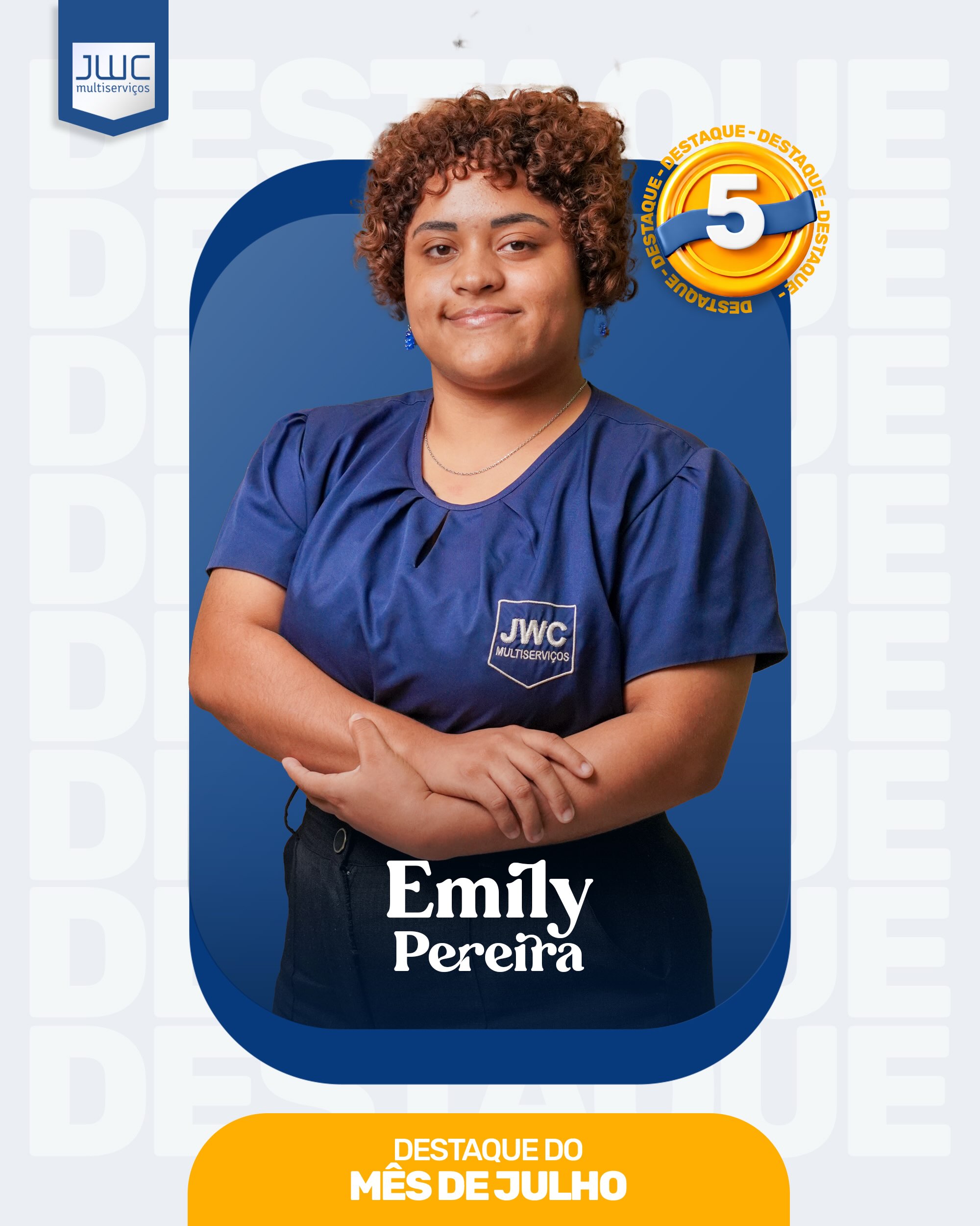 Emily Pereira, 5&ordm; destaque de julho